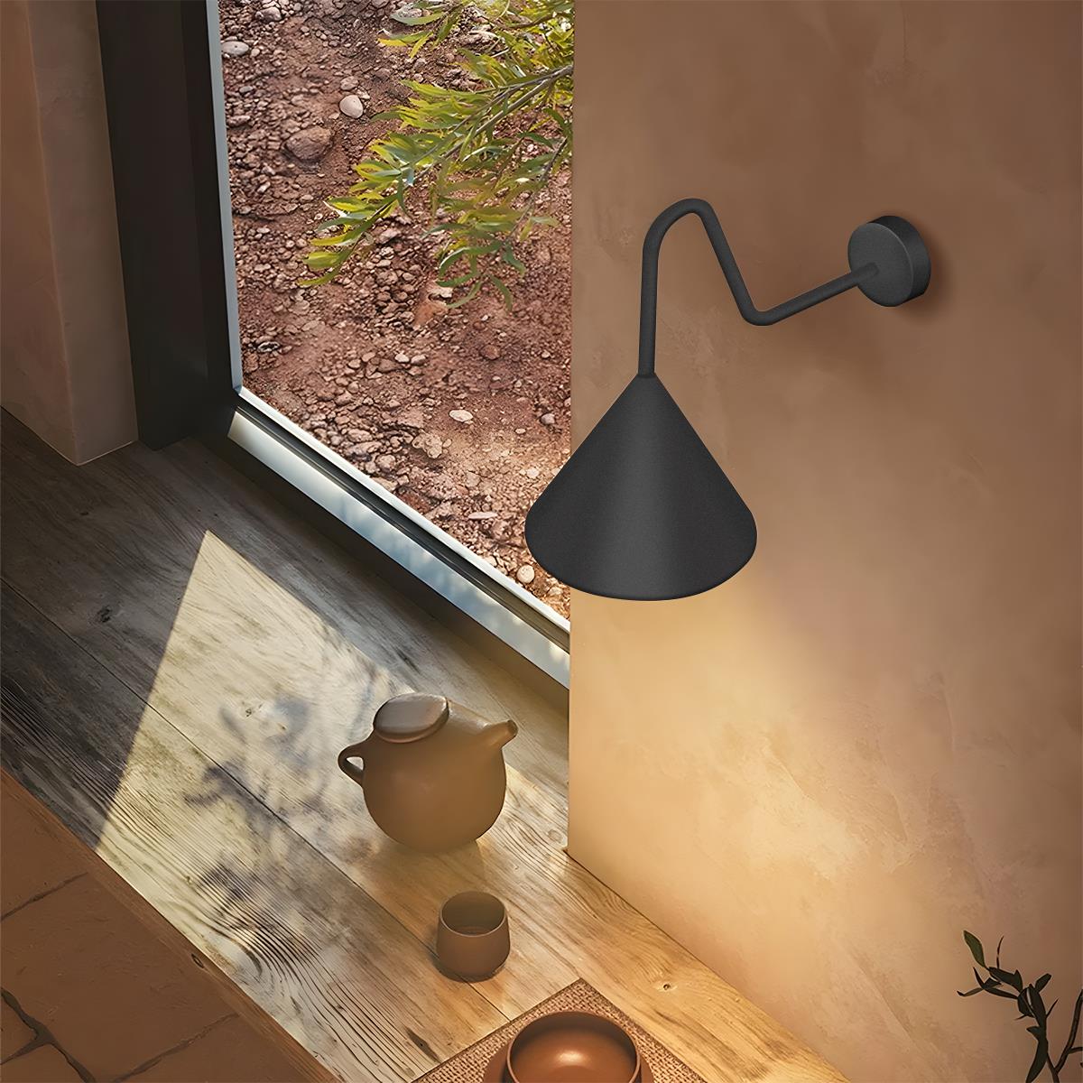 Waterproof Modern Minimalist Bell LED Outdoor Wall Sconces - Image 6