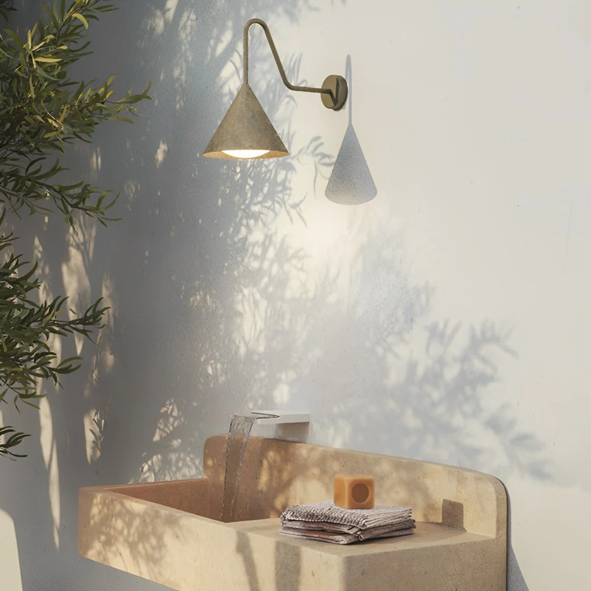 Waterproof Modern Minimalist Bell LED Outdoor Wall Sconces - Image 9