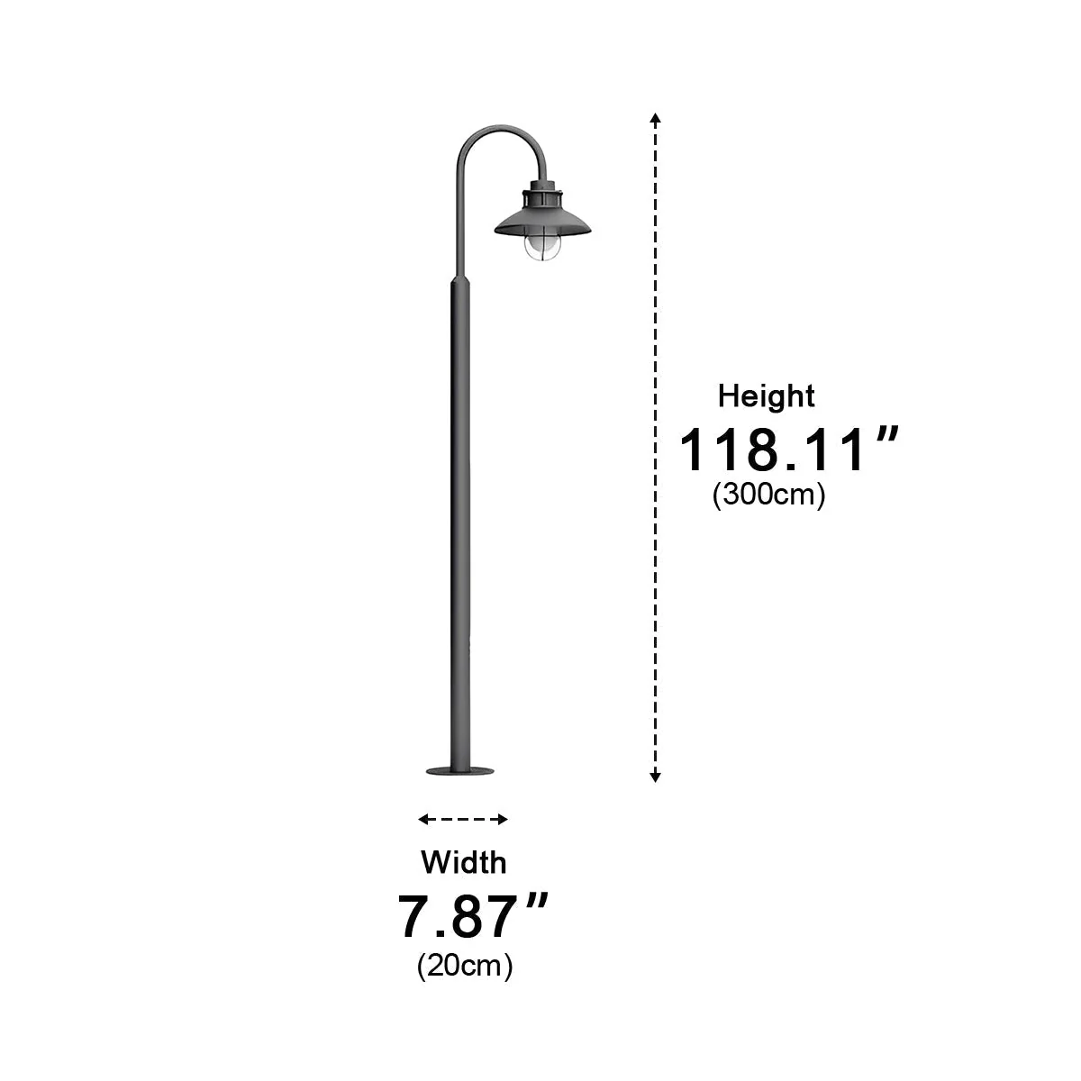 Waterproof Modern Outdoor Lantern Pathway Street Lights - Image 12