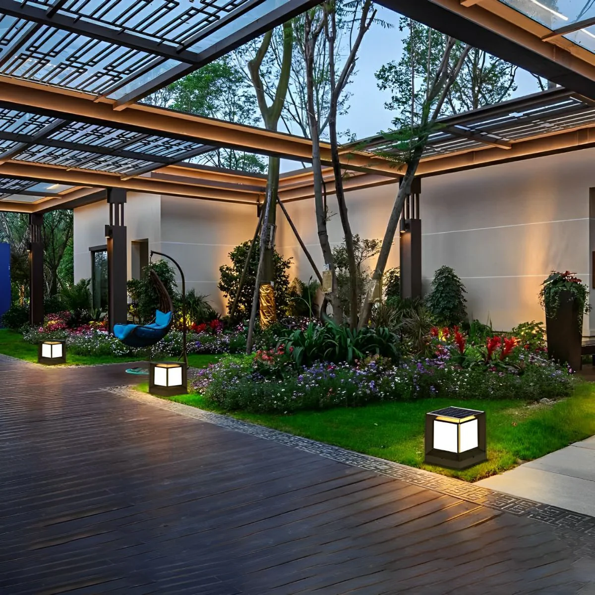 Waterproof Modern Square LED Outdoor Post Lights - Image 7
