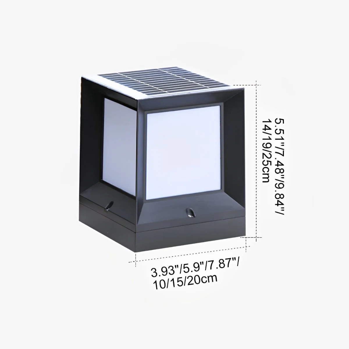 Waterproof Modern Square LED Outdoor Post Lights - Image 9