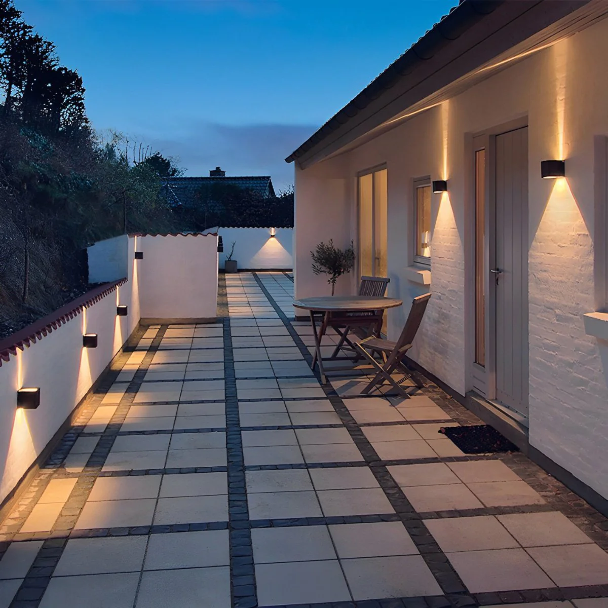 Waterproof Modern Up and Down Outdoor LED Wall Lights - Image 3