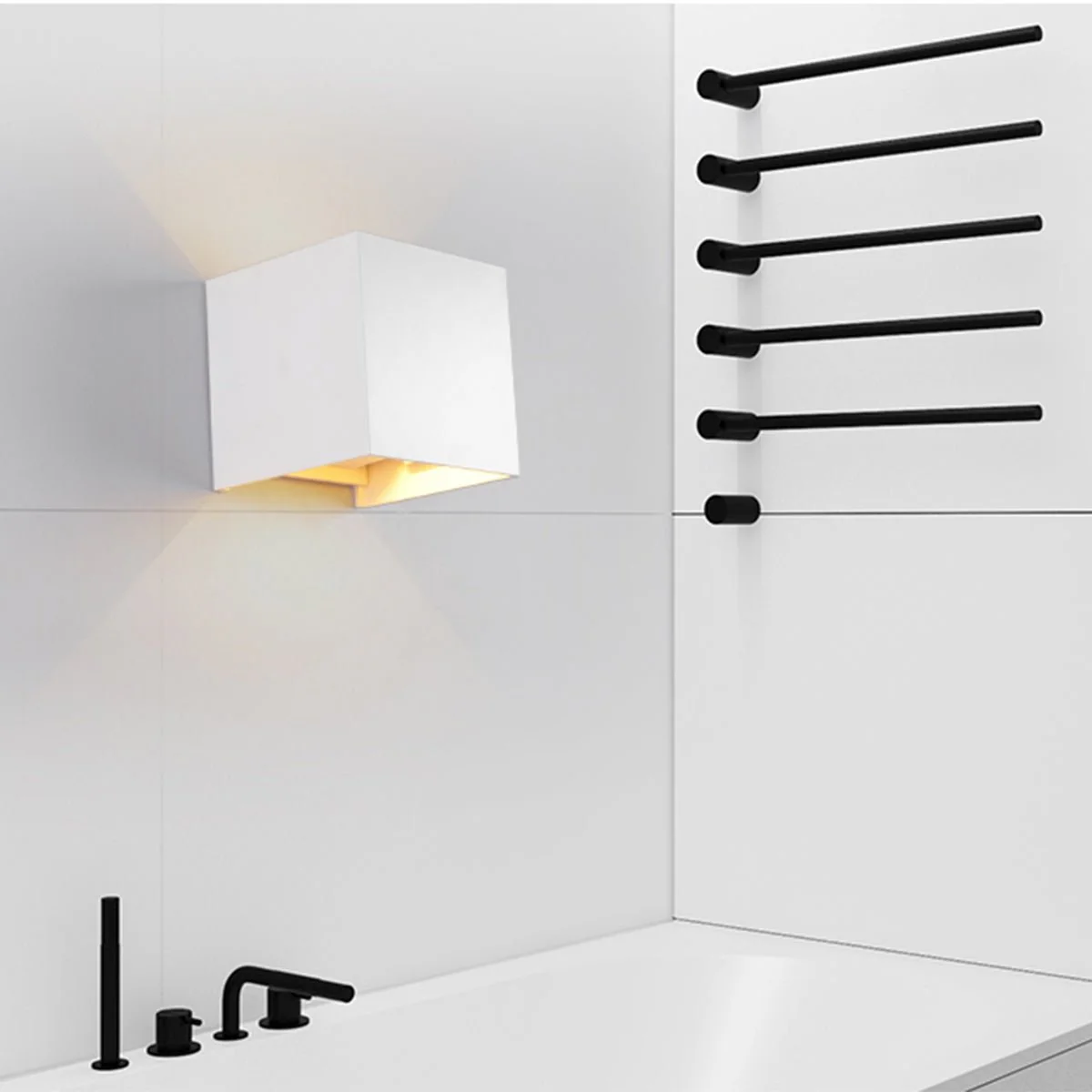 Waterproof Modern Up and Down Outdoor LED Wall Lights - Image 6