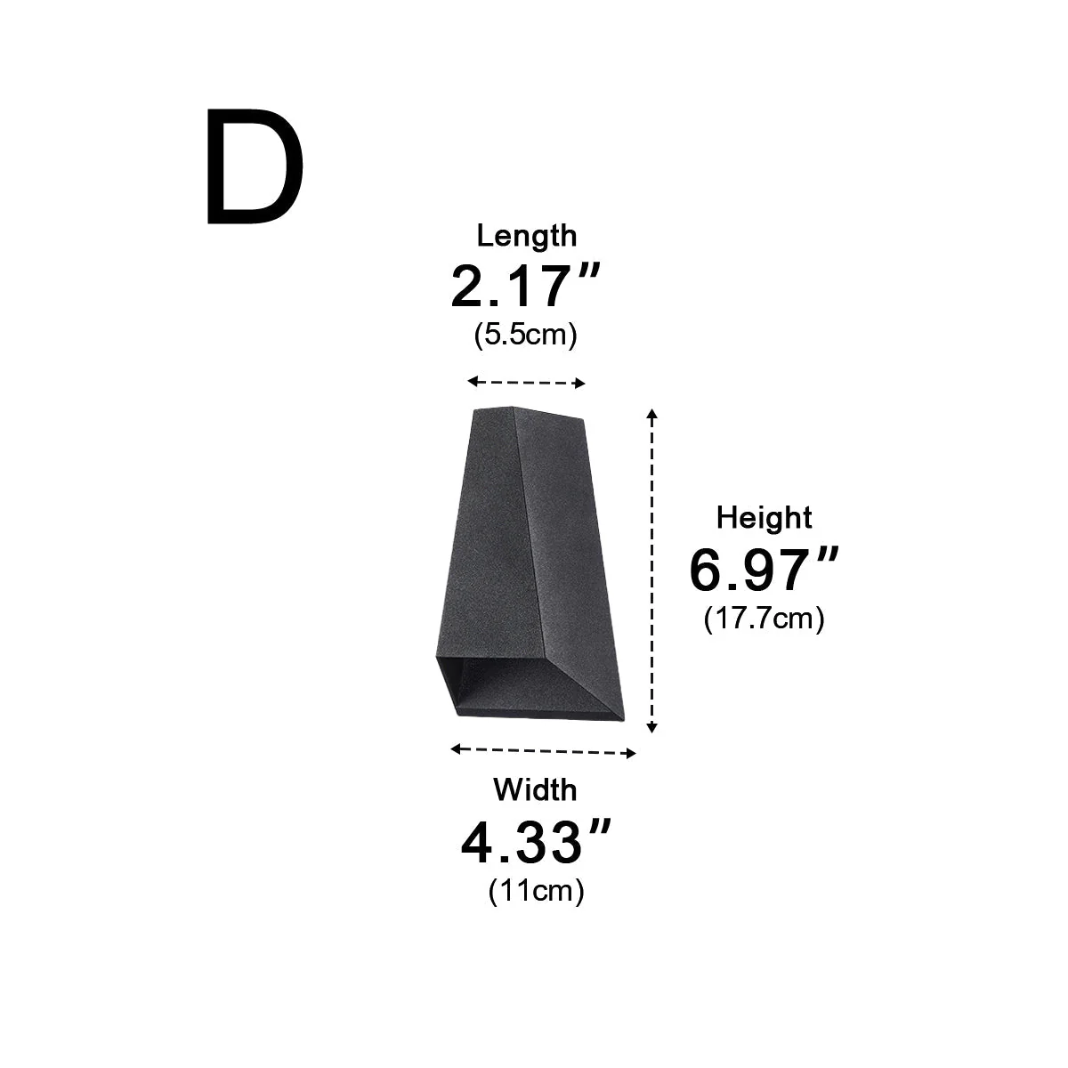 Waterproof Modern Up&Down LED Outdoor Spotlight Wall Washer Light - Image 21