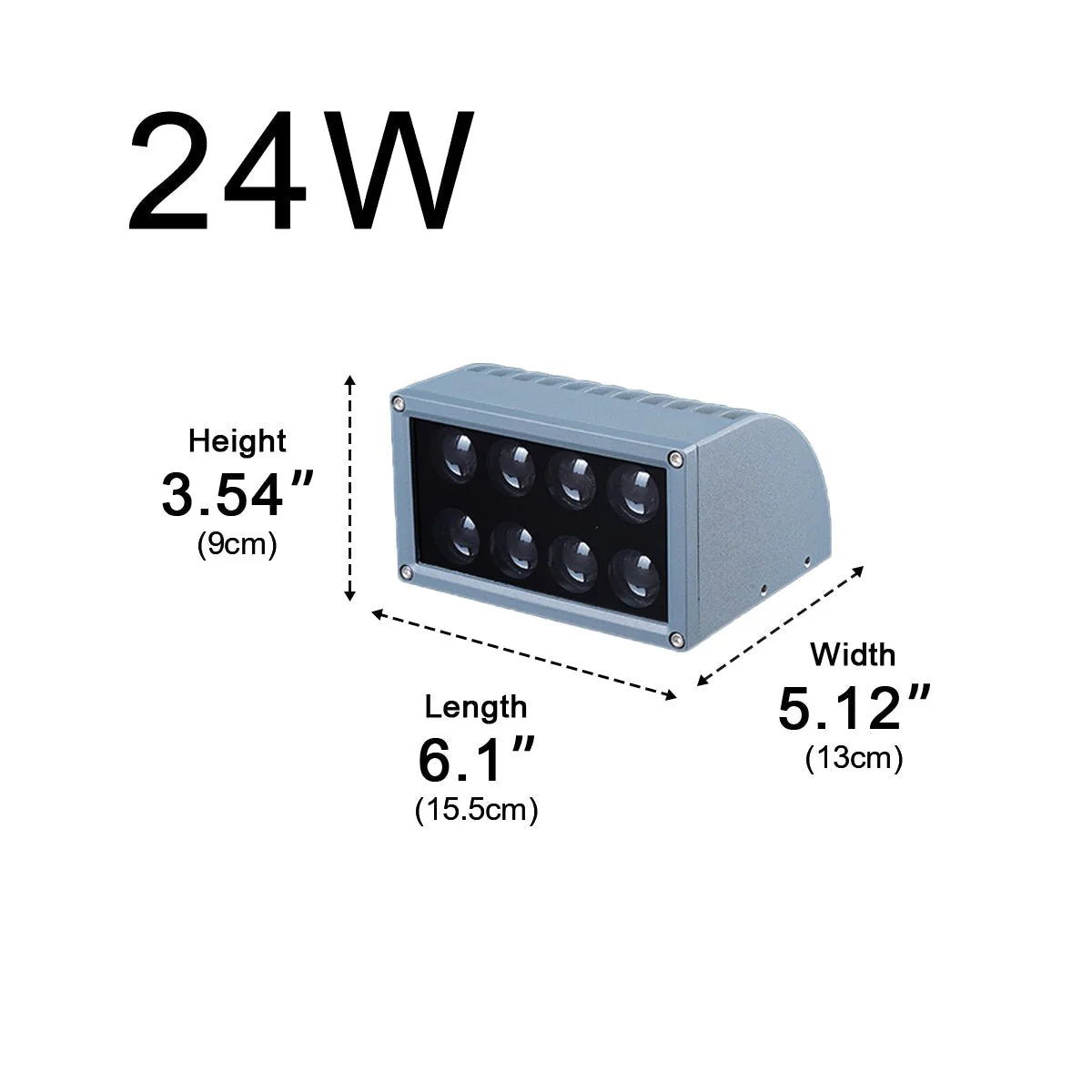 Waterproof Modern Up&Down LED Outdoor Wall Washer Spot Lights - Image 15