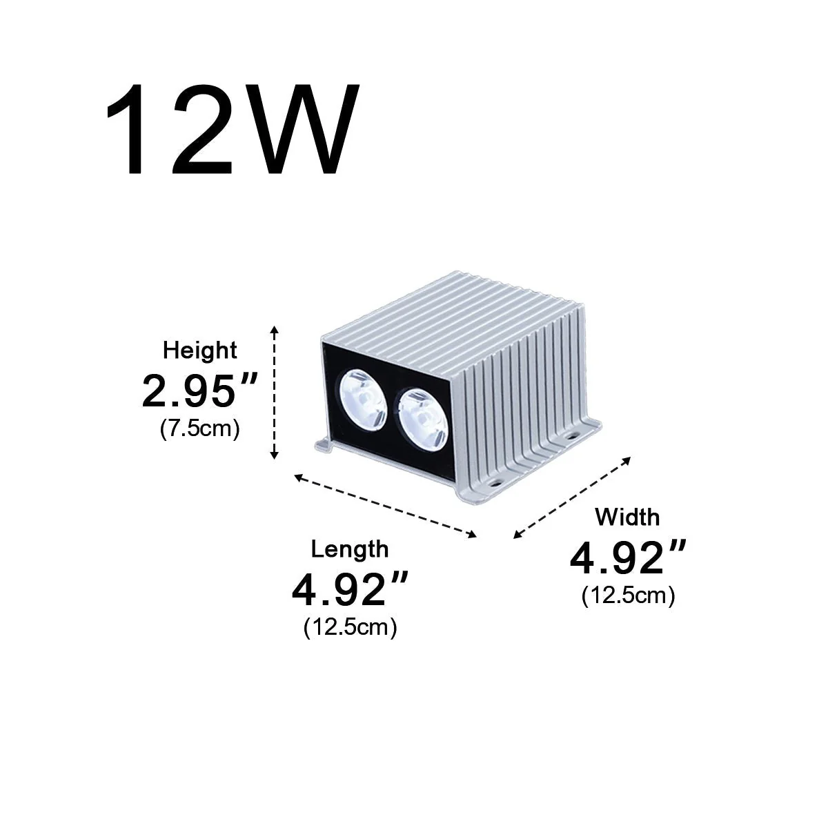 Waterproof Modern Up&Down LED Outdoor Wall Washer Spot Lights - Image 18