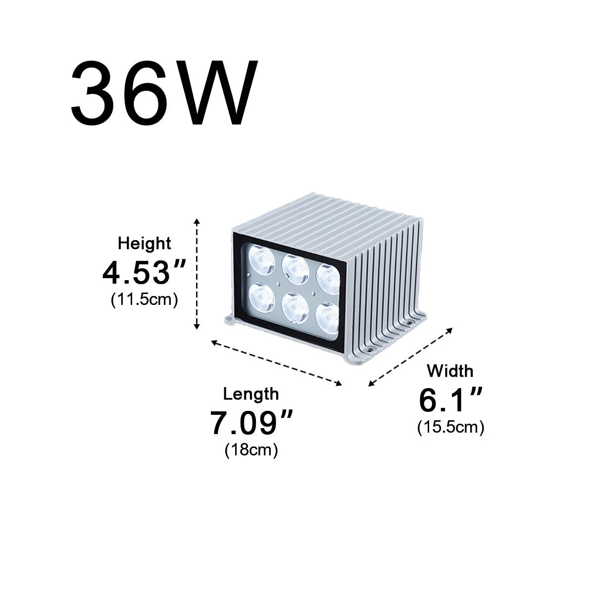Waterproof Modern Up&Down LED Outdoor Wall Washer Spot Lights - Image 19