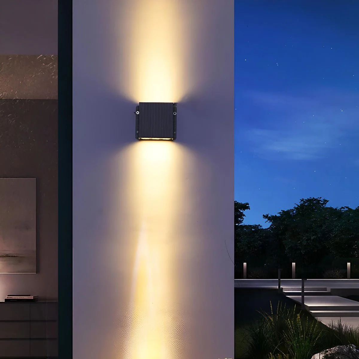 Waterproof Modern Up&Down LED Outdoor Wall Washer Spot Lights - Image 2