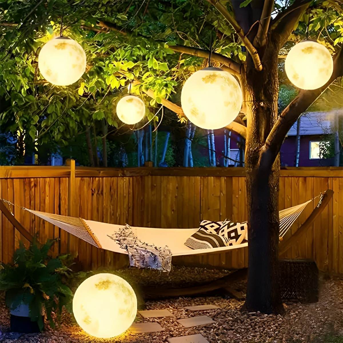 Waterproof Moon Garden Landscape Outdoor Ceiling Lights - Image 2
