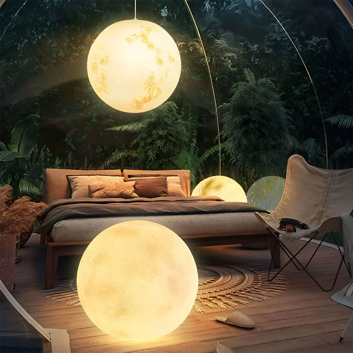 Waterproof Moon Garden Landscape Outdoor Ceiling Lights - Image 5