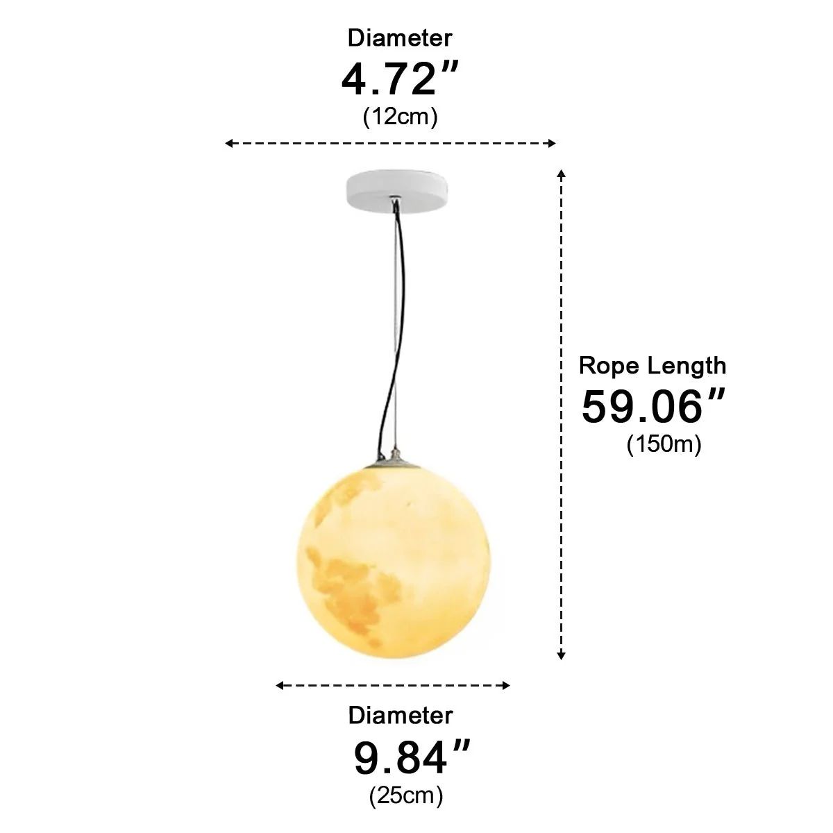 Waterproof Moon Garden Landscape Outdoor Ceiling Lights - Image 7