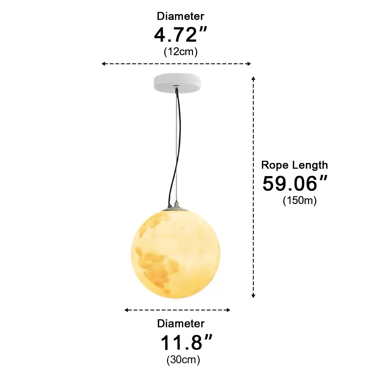 Waterproof Moon Garden Landscape Outdoor Ceiling Lights - Image 8