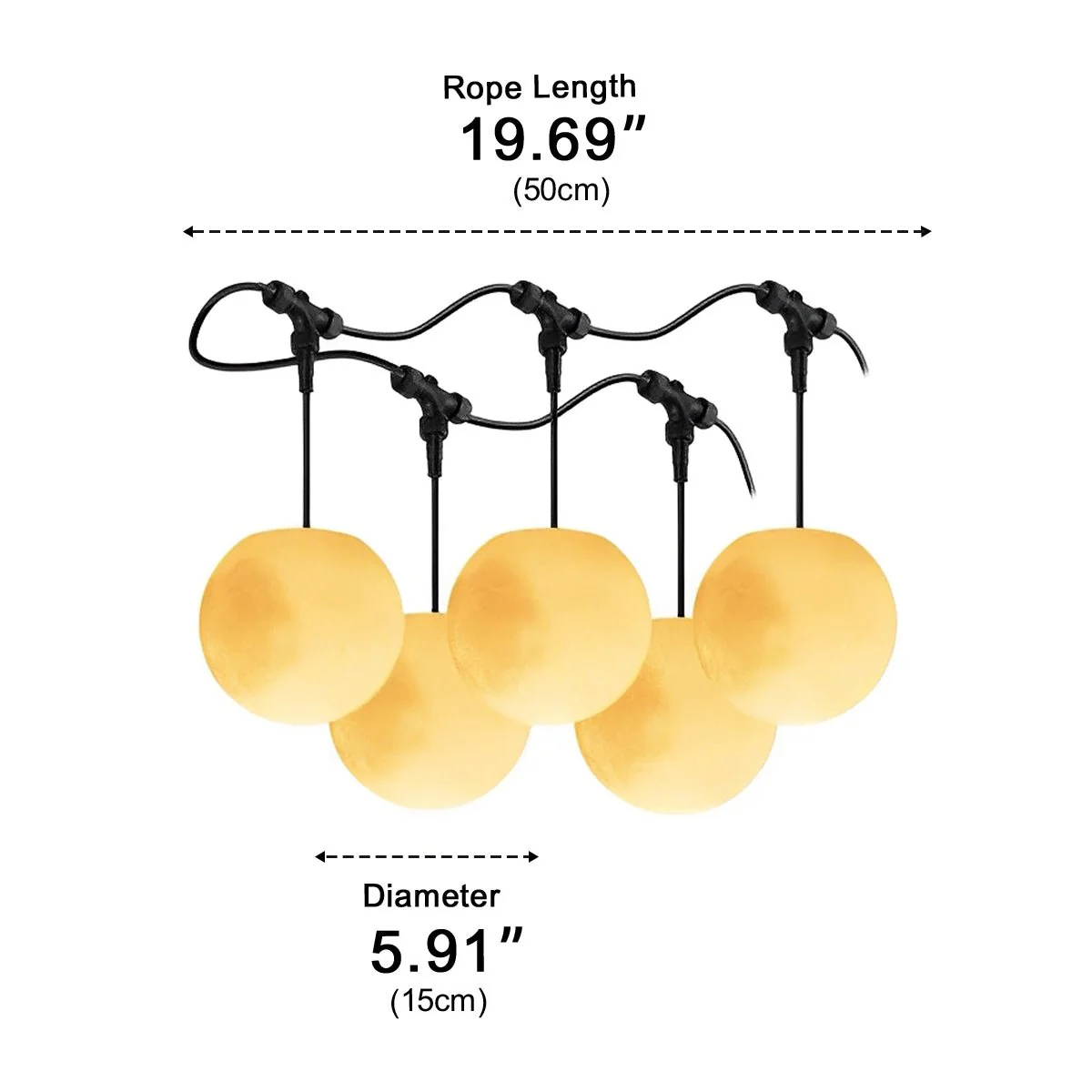 Waterproof Moon Garden Landscape Outdoor String Lights - Image 12