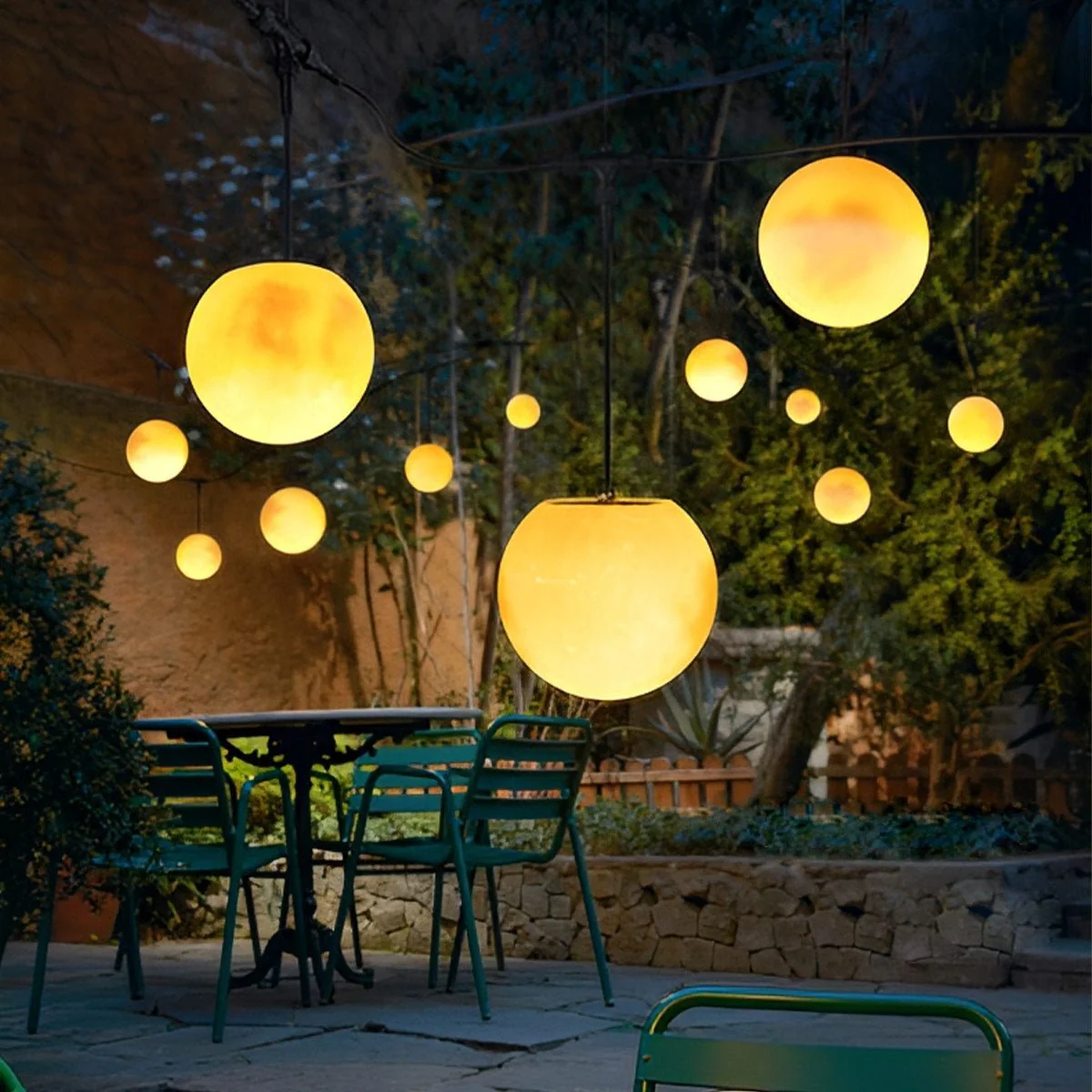 Waterproof Moon Garden Landscape Outdoor String Lights - Image 3