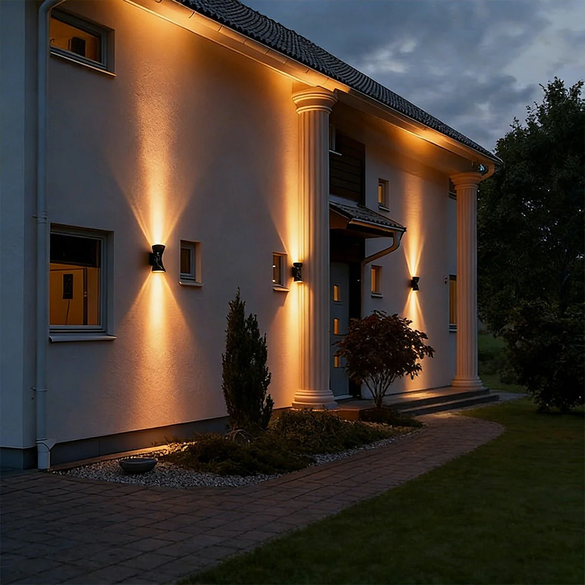 Waterproof Outdoor Adjustable Up and Down LED Exterior Wall Lights Spotlight - Image 3
