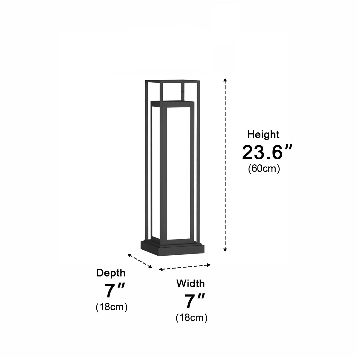 Waterproof Outdoor Post Lights LED Garden Lights Deck Light - Image 12