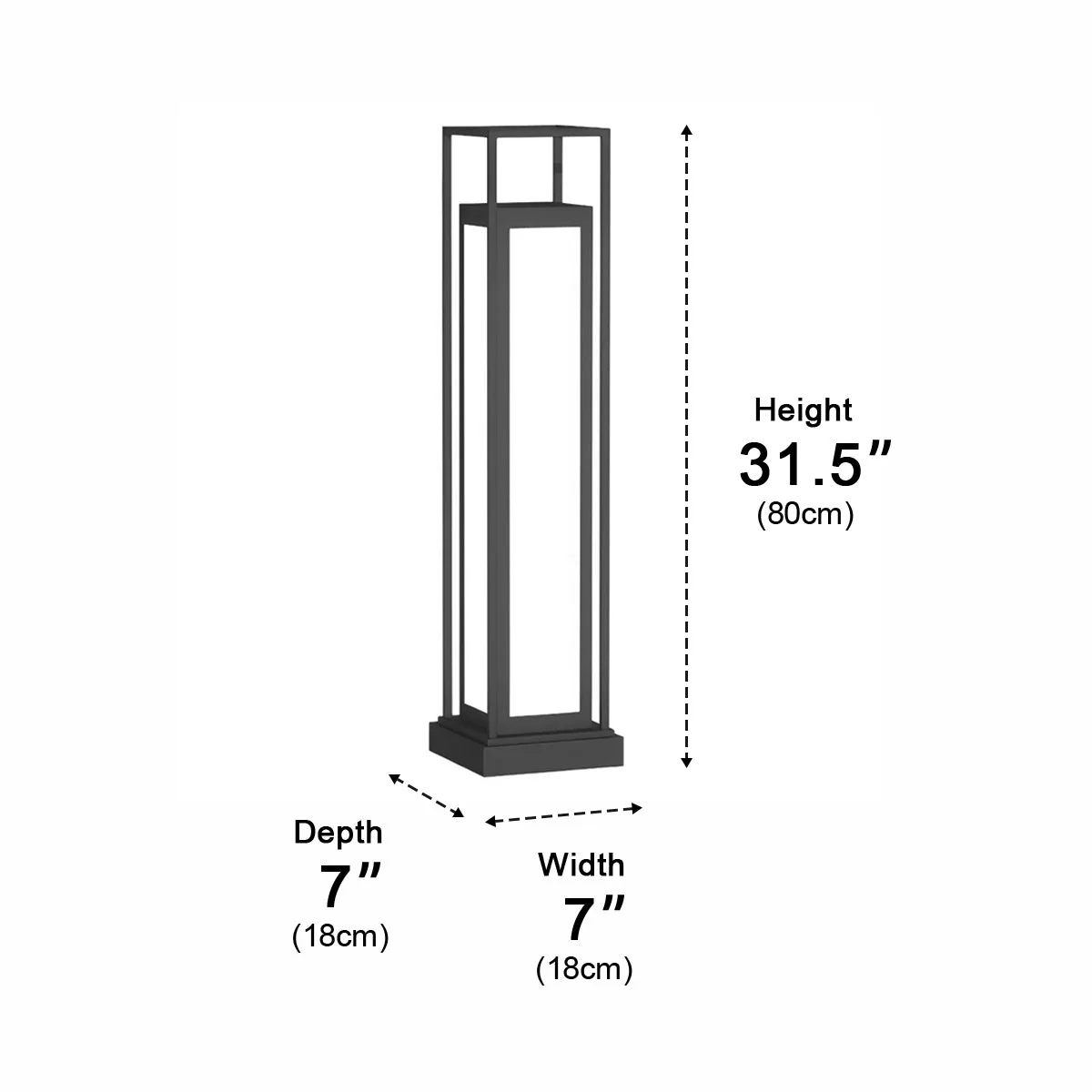 Waterproof Outdoor Post Lights LED Garden Lights Deck Light - Image 13