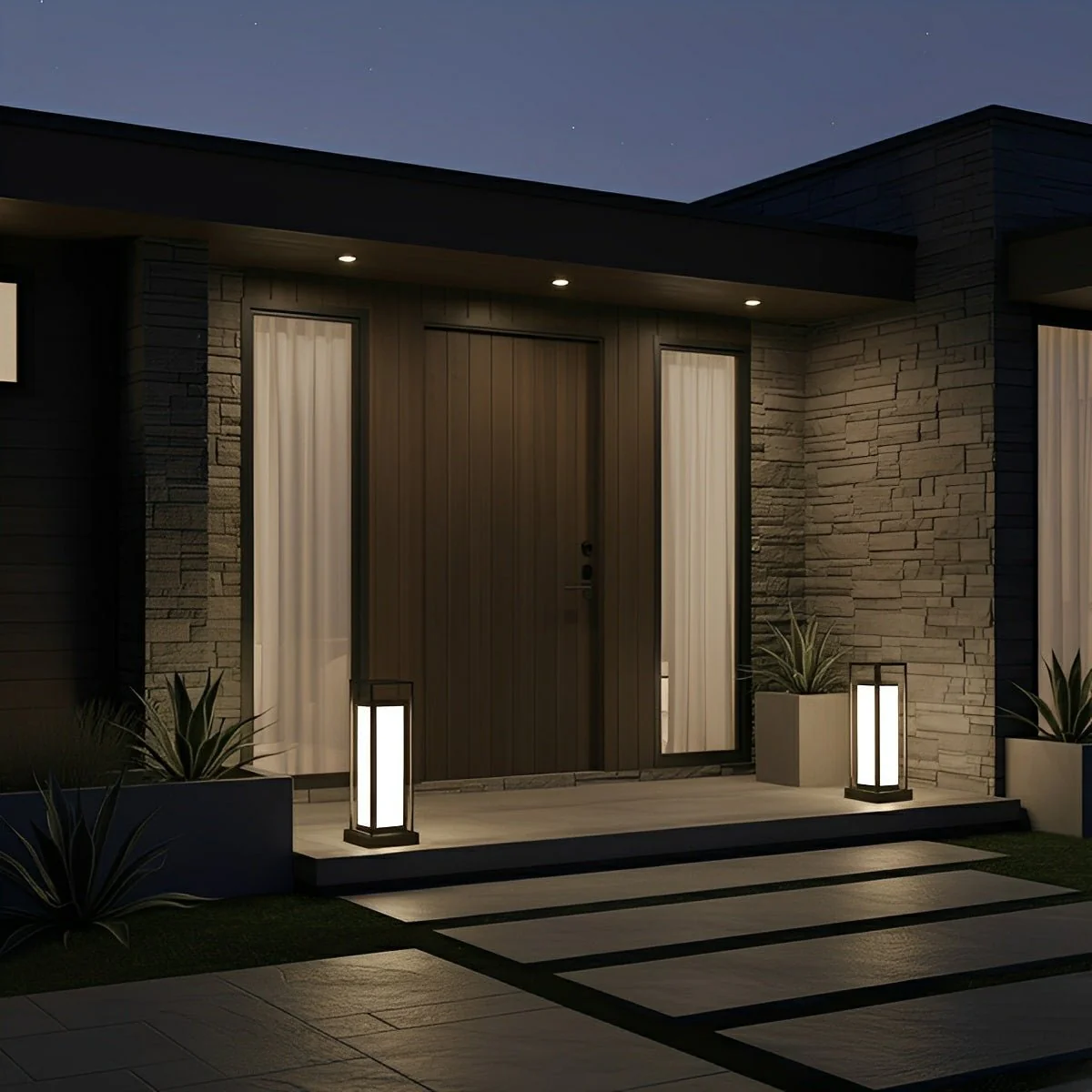 Waterproof Outdoor Post Lights LED Garden Lights Deck Light - Image 7