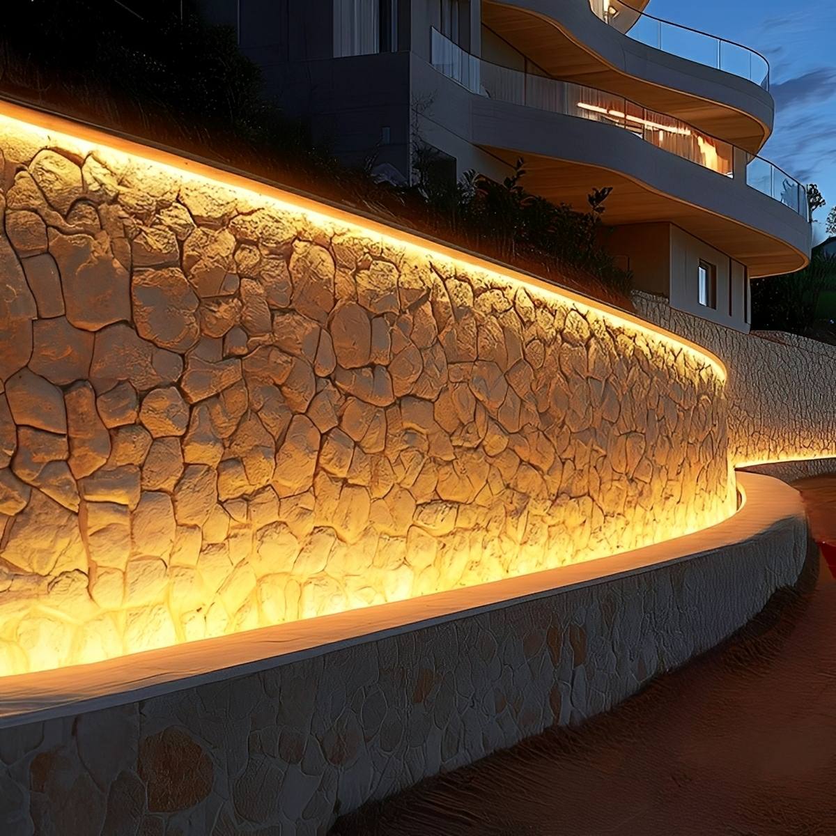 Waterproof Outdoor Recessed LED Flexible Linear Wall Washer DC24V - Image 5