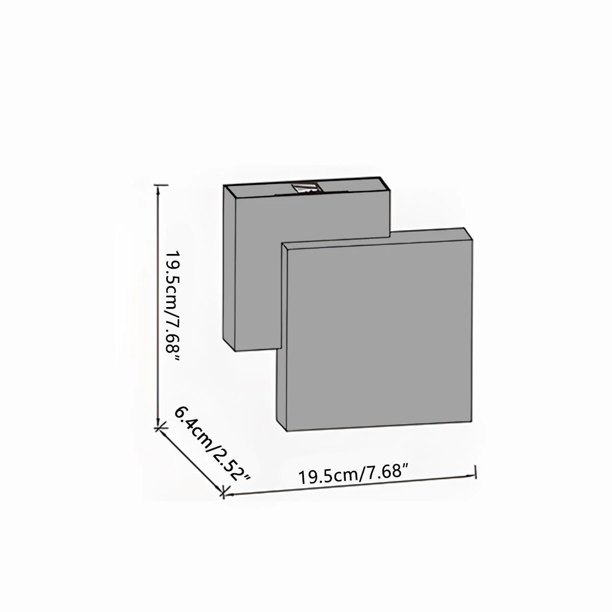 Waterproof Outdoor Square Up and Down Exterior Wall Lights Adjustable - Image 7