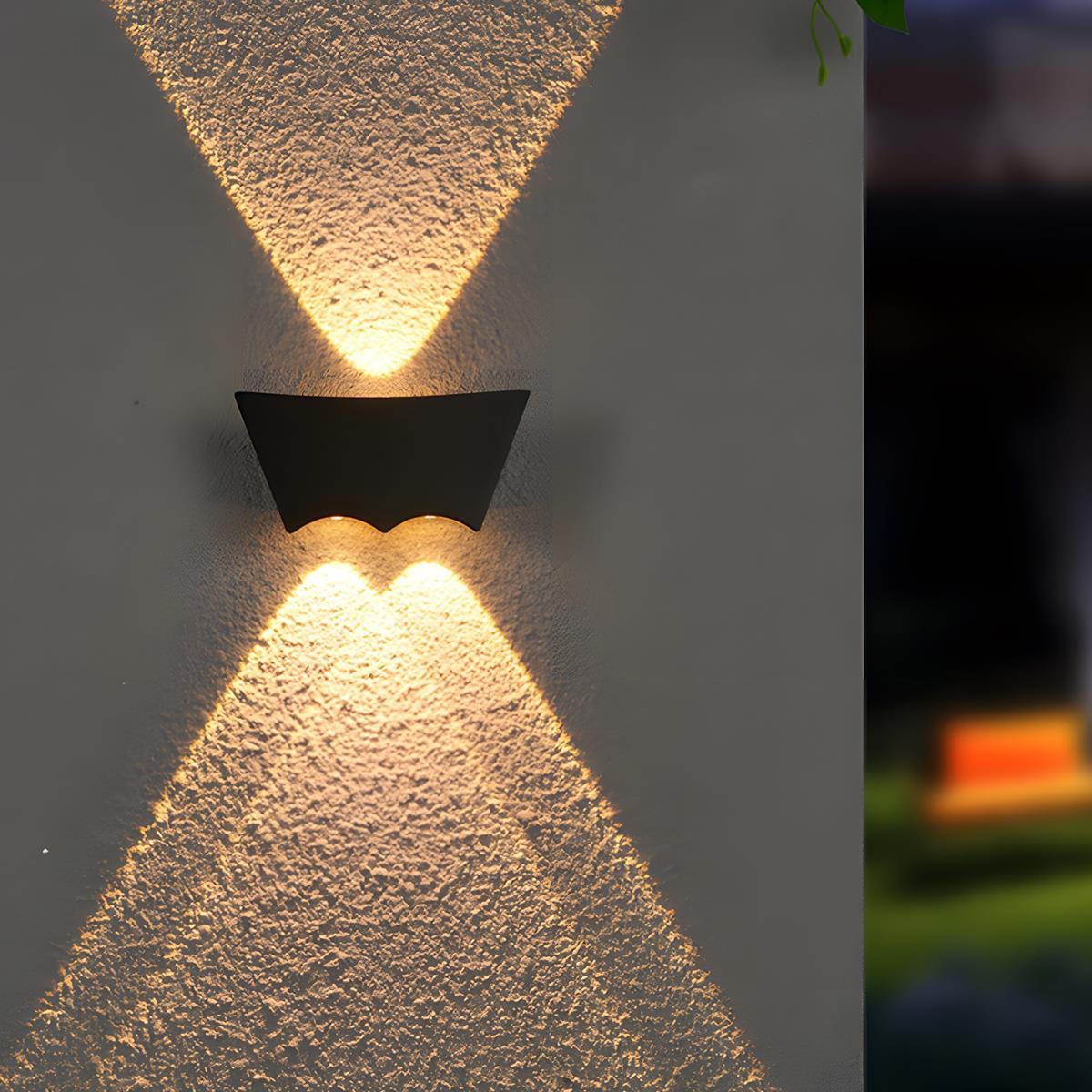 Waterproof Outdoor Up and Down 3-LED Exterior Wall Washer Lights - Image 5