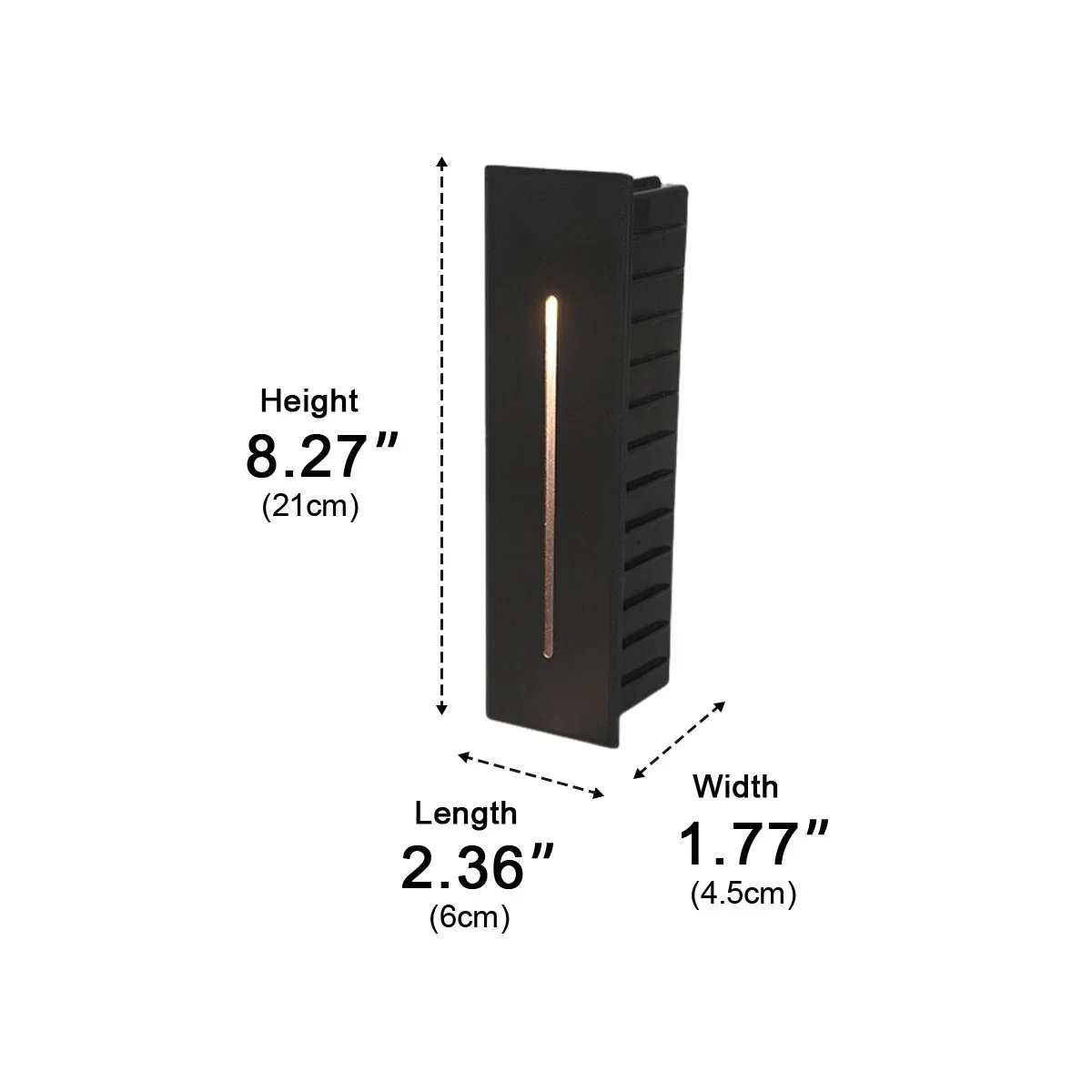 Waterproof Rectangle LED Waterproof Recessed Modern Foot Lights Step Lights - Image 17