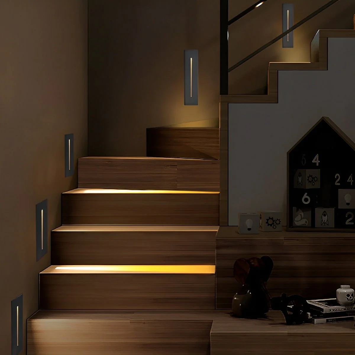 Waterproof Rectangle LED Waterproof Recessed Modern Foot Lights Step Lights - Image 4