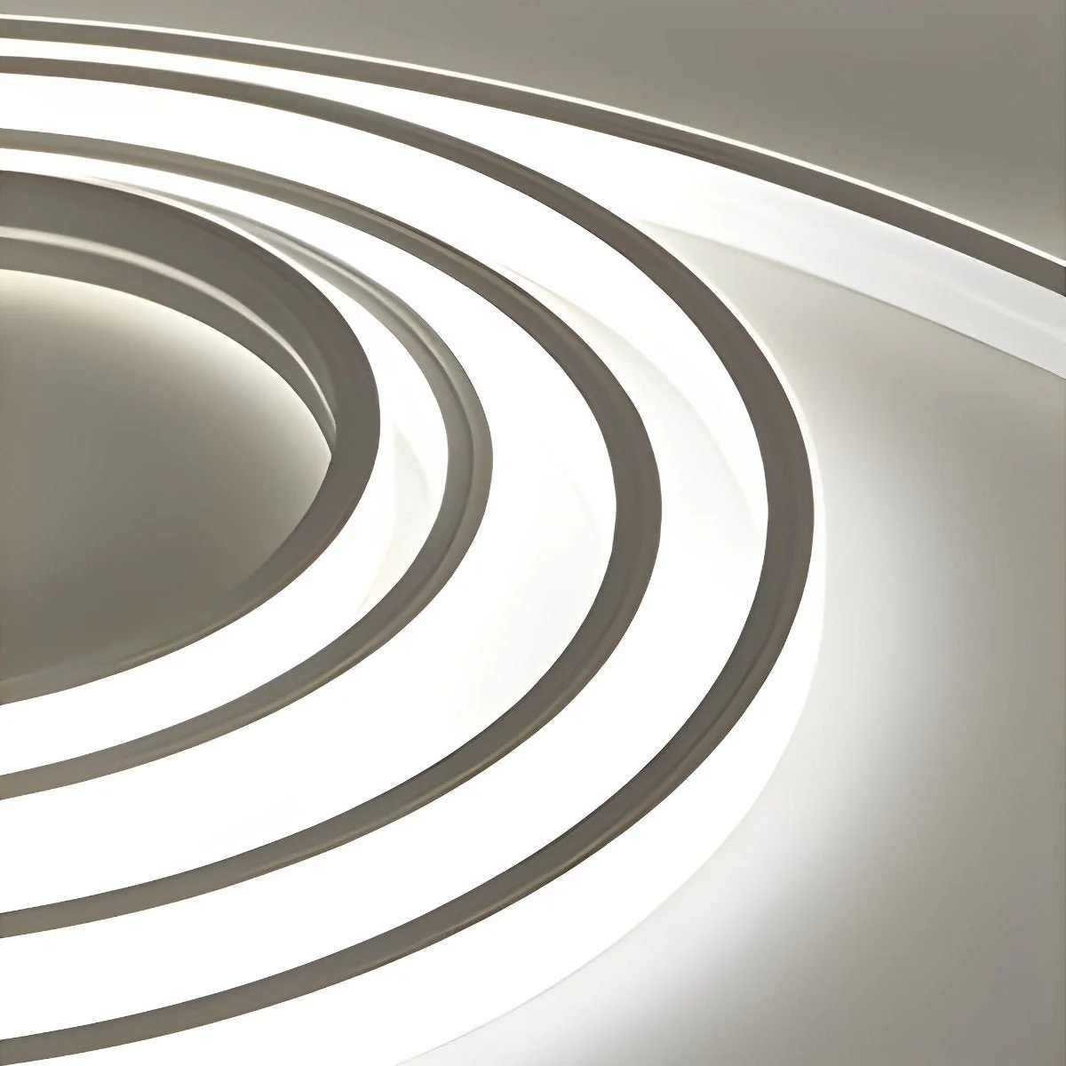 DIY Waterproof Recessed Silicone 24V Modern Flexible LED Strip Lights Linear Light 197'' - Image 15