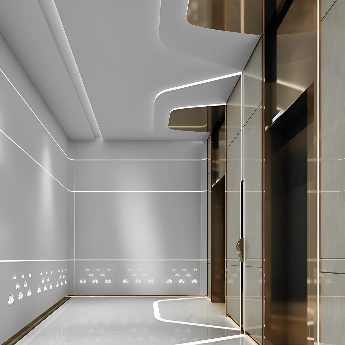DIY Waterproof Recessed Silicone 24V Modern Flexible LED Strip Lights Linear Light 197'' - Image 8