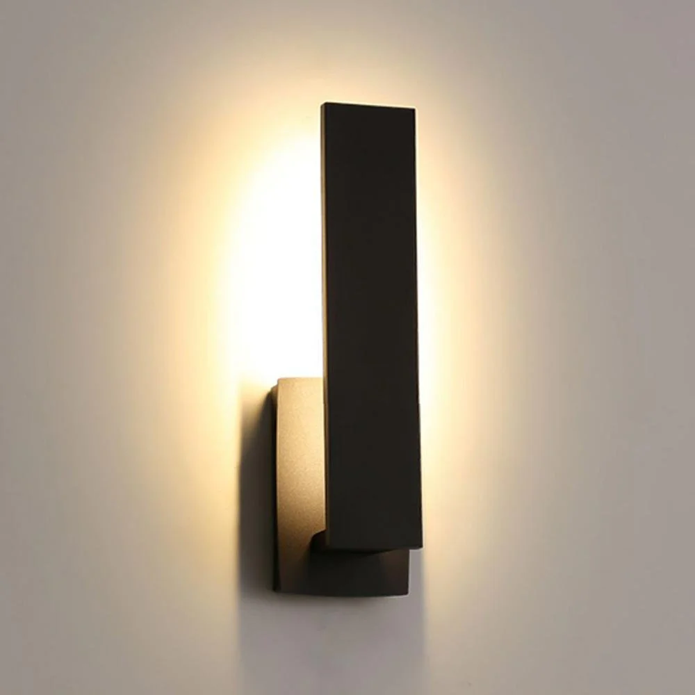 Waterproof Rectangle Black LED Outdoor Wall Sconces - Image 7