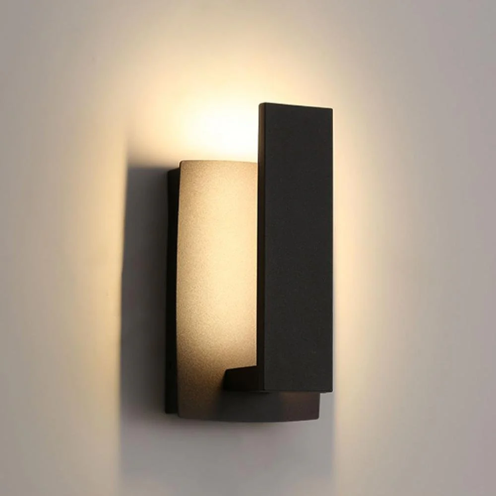 Waterproof Rectangle Black LED Outdoor Wall Sconces - Image 8