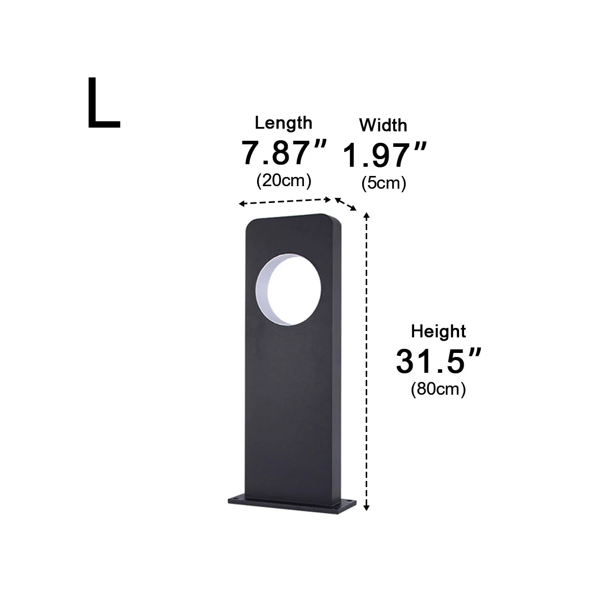 Waterproof Rectangular Ring Hollow Outdoor LED Landscape Lawn Lights - Image 8