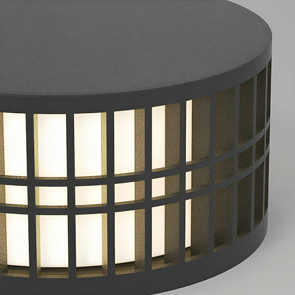 Waterproof Round Powerd LED Outdoor Post Lights - Image 9