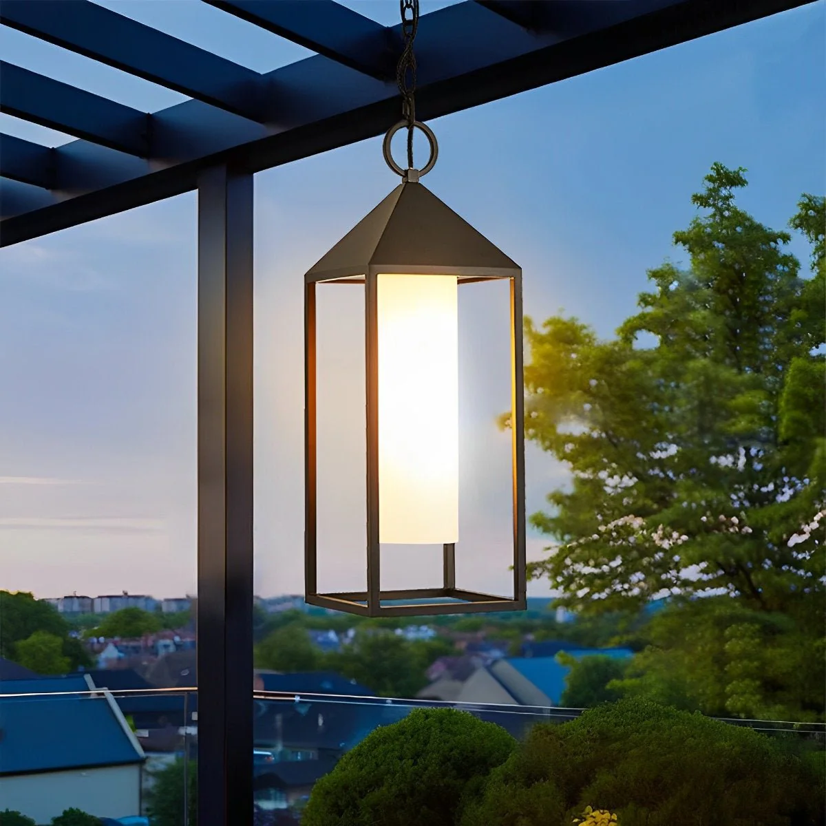 Waterproof Modern Outdoor Hanging Lantern Pendant Lights - Image 6