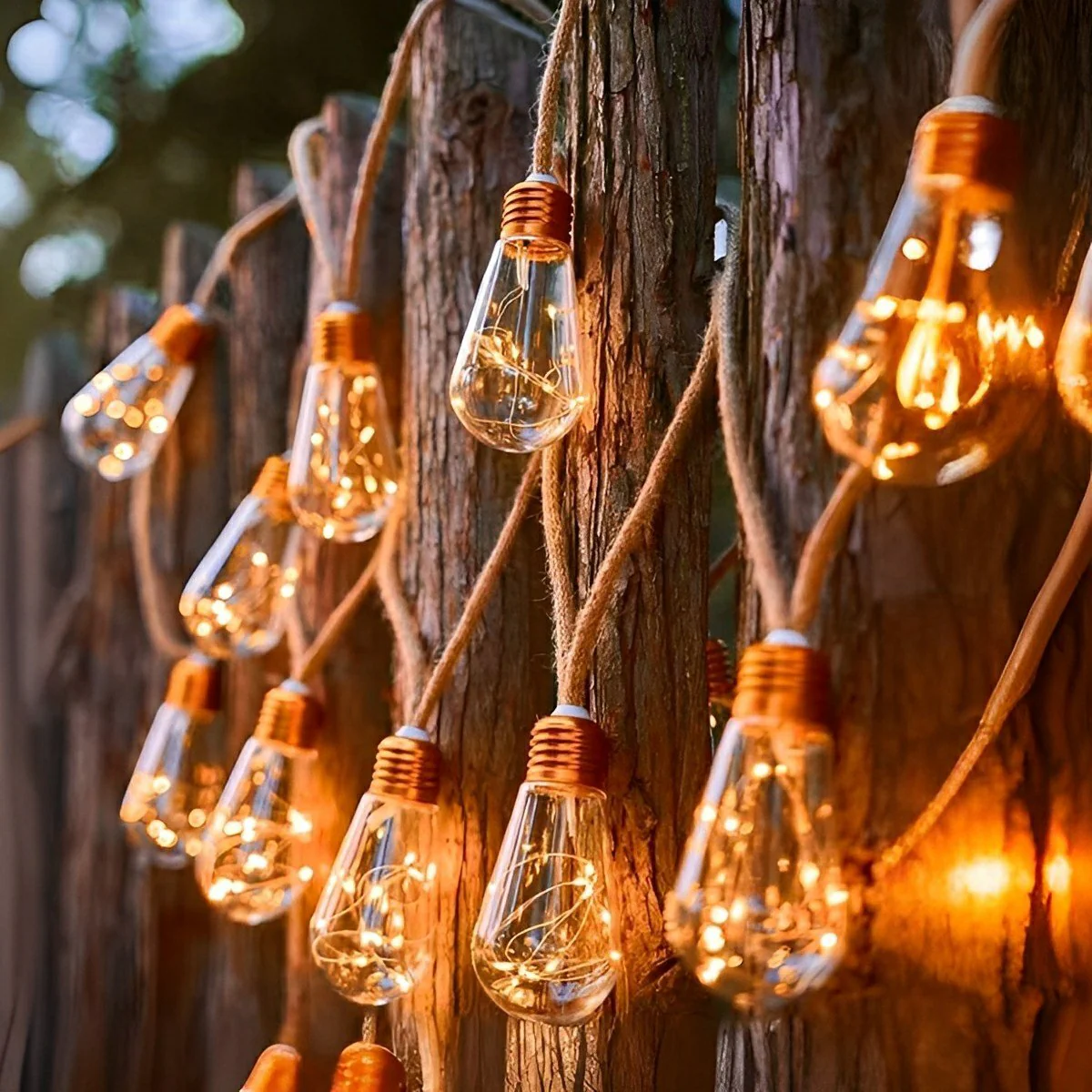 Waterproof Solar LED Outdoor String Lights - Image 3