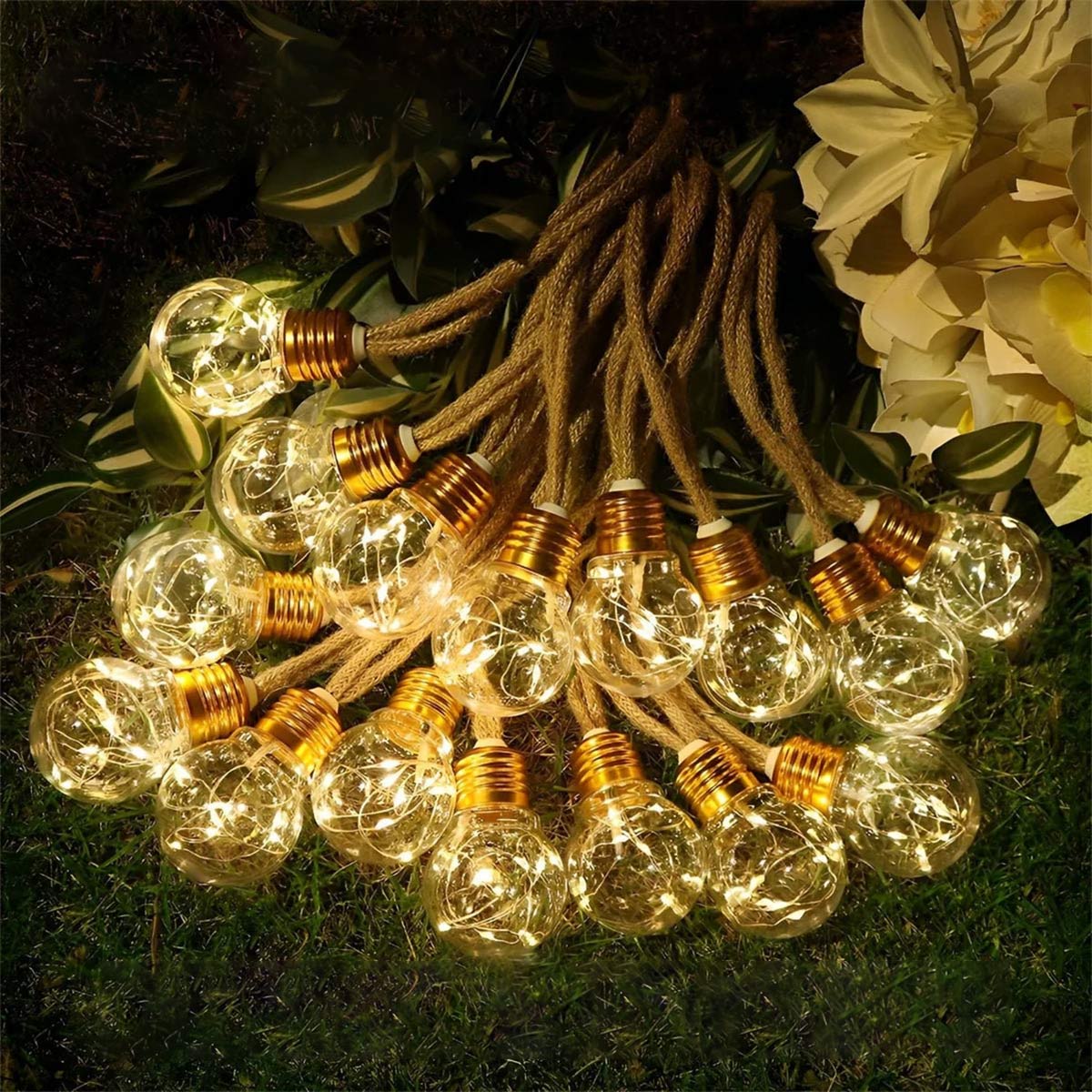 Waterproof Solar LED Outdoor String Lights - Image 5