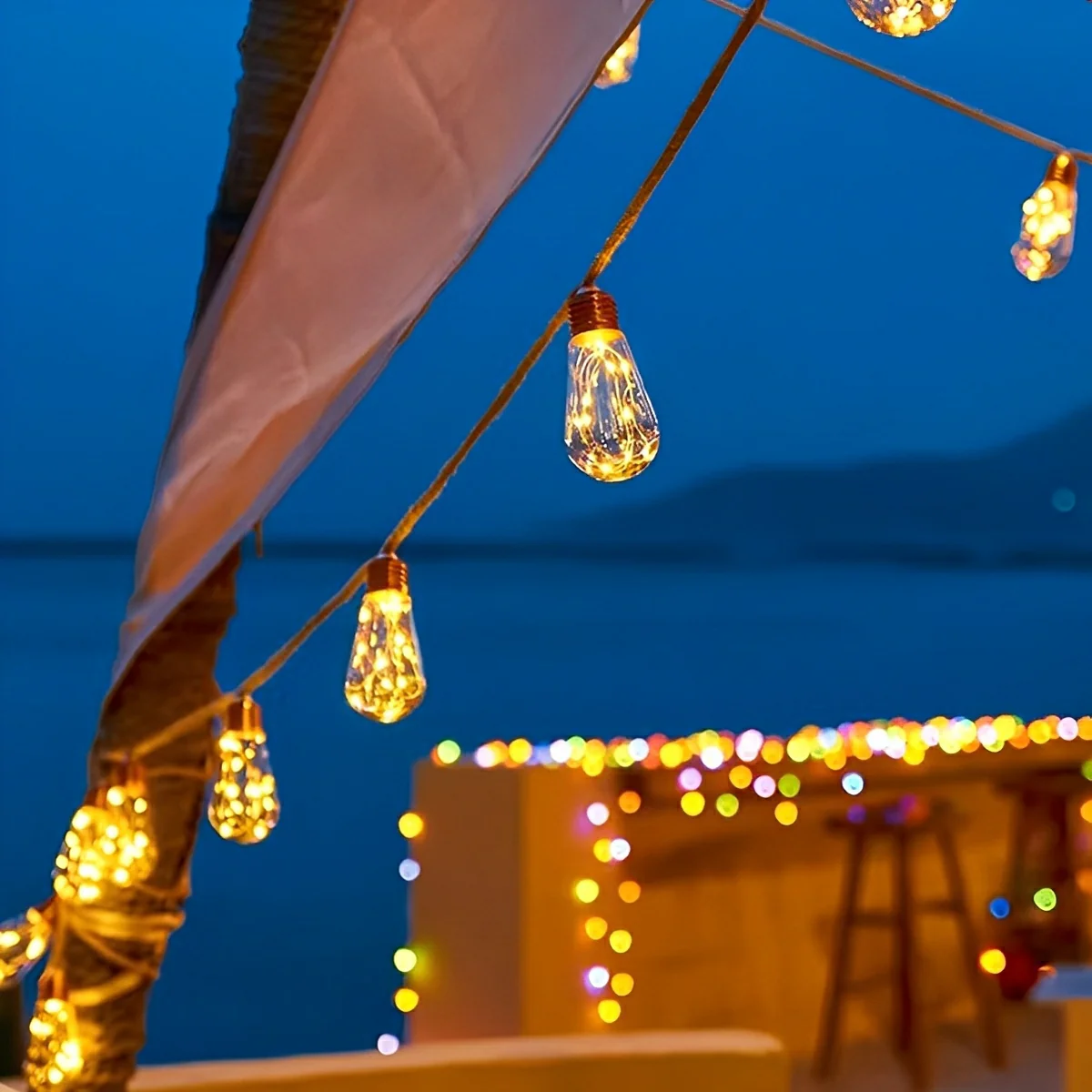 Waterproof Solar LED Outdoor String Lights - Image 6