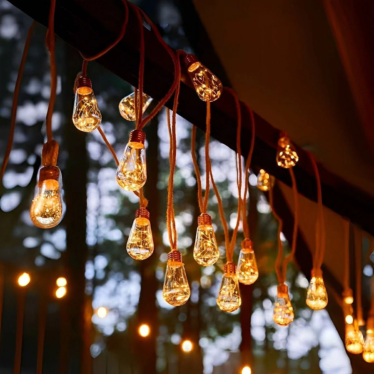 Waterproof Solar LED Outdoor String Lights - Image 7