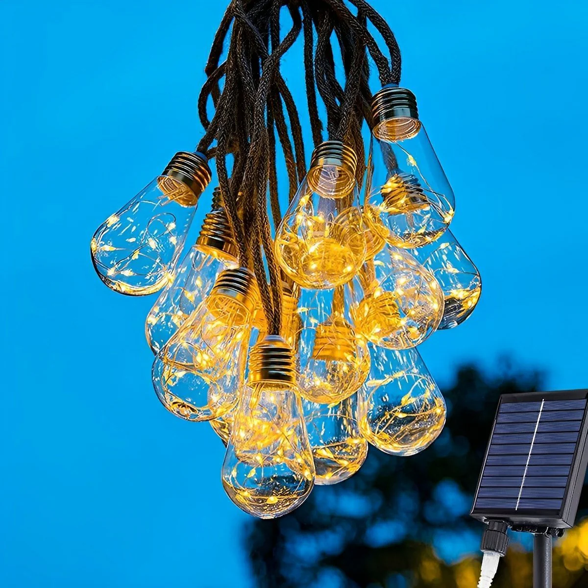 Waterproof Solar LED Outdoor String Lights - Image 9