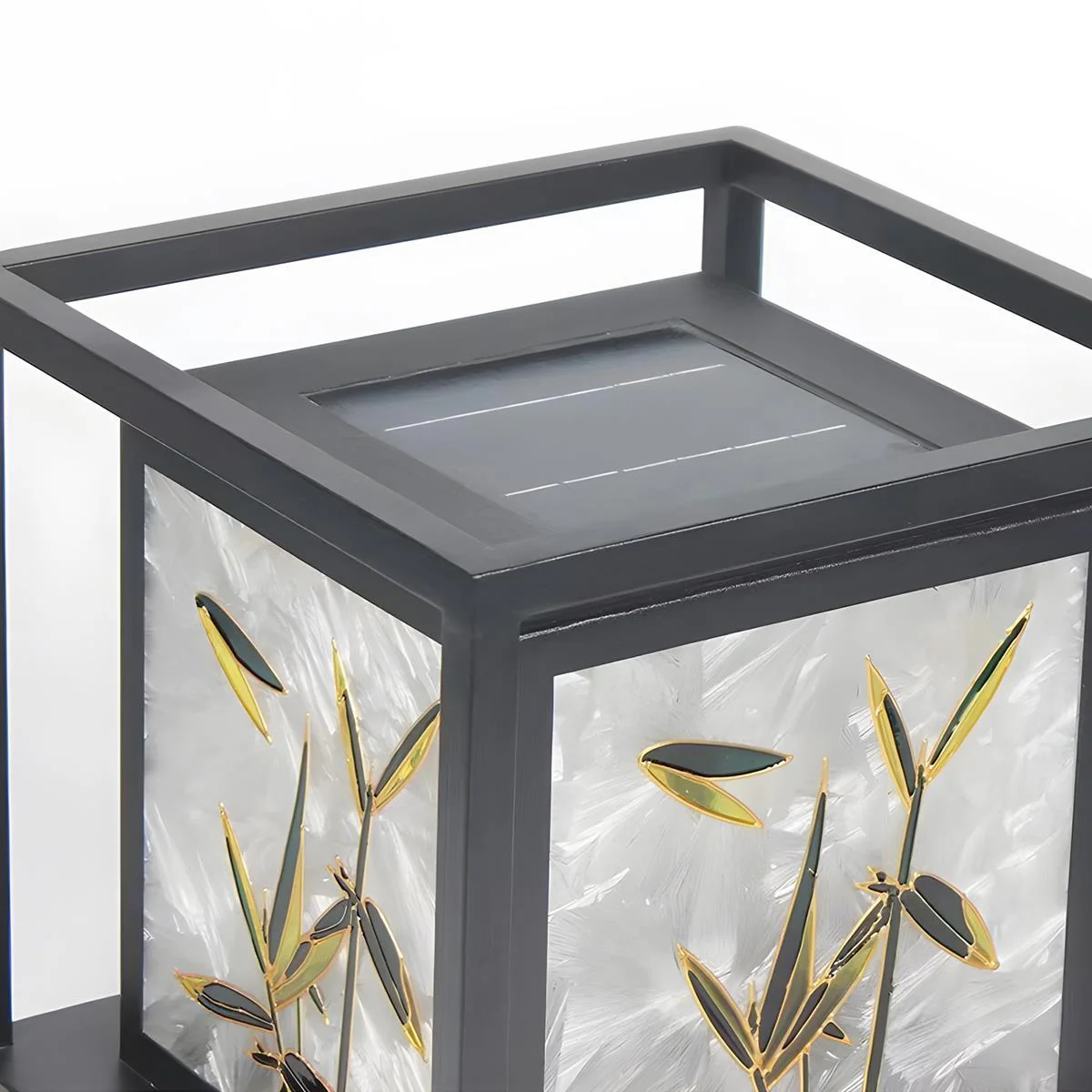 Waterproof Enamel Ice Cracked Glass Outdoor Post Lights - Image 11