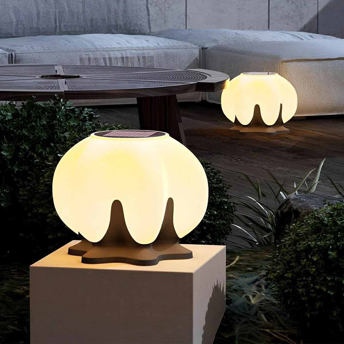 Waterproof Globe LED Outdoor Post Lights - Image 3