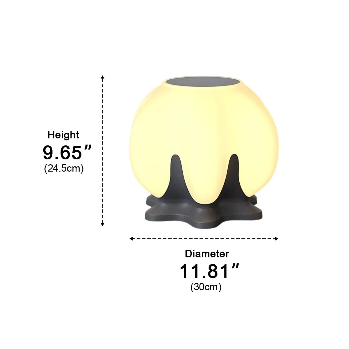 Waterproof Globe LED Outdoor Post Lights - Image 8