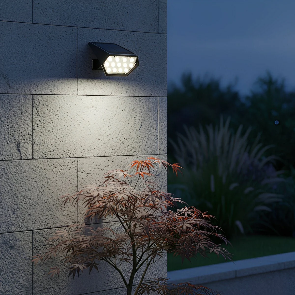 Waterproof Solar LED Adjustable Modern Outdoor Landscape Tree Spotlight - Image 4