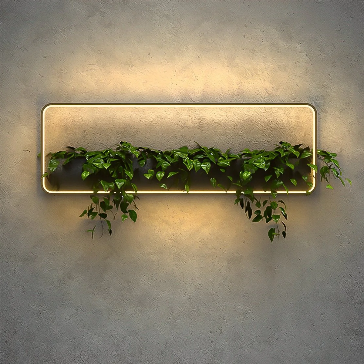 Waterproof LED Outdoor Wall Light Plants Pot - Image 10