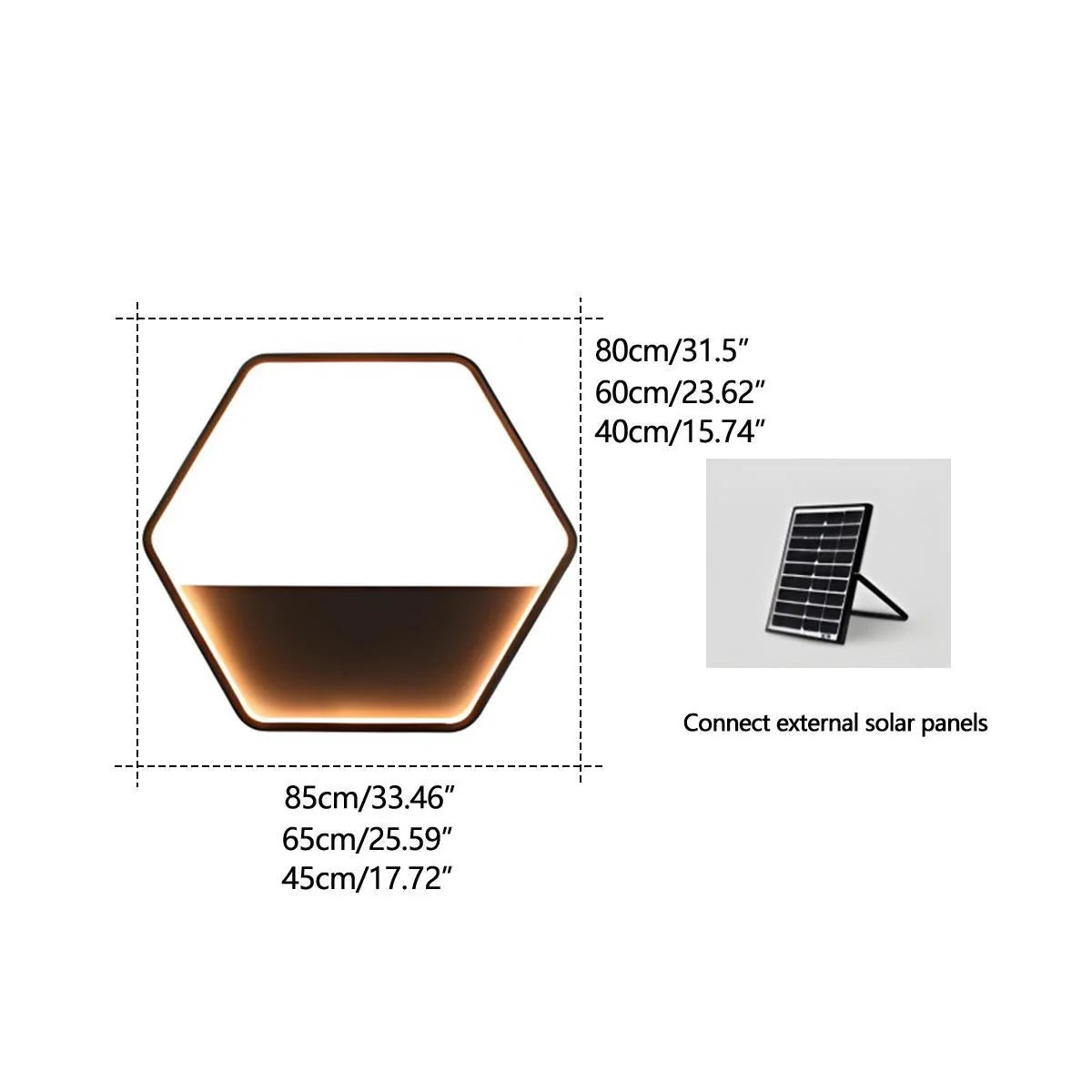 Waterproof LED Outdoor Wall Light Plants Pot - Image 16