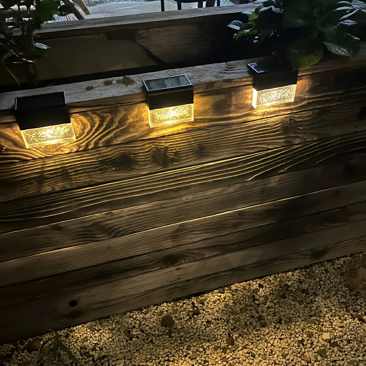 Waterproof Solar Modern Outdoor Fence Wall Lights - Image 2