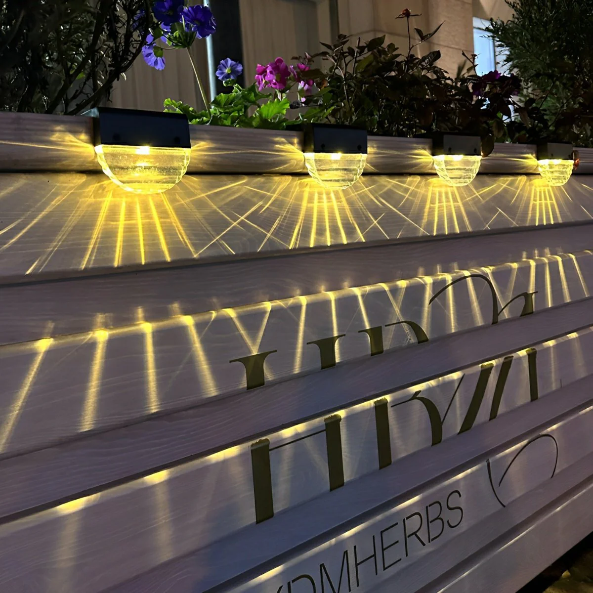 Waterproof Solar Modern Outdoor Fence Wall Lights - Image 5