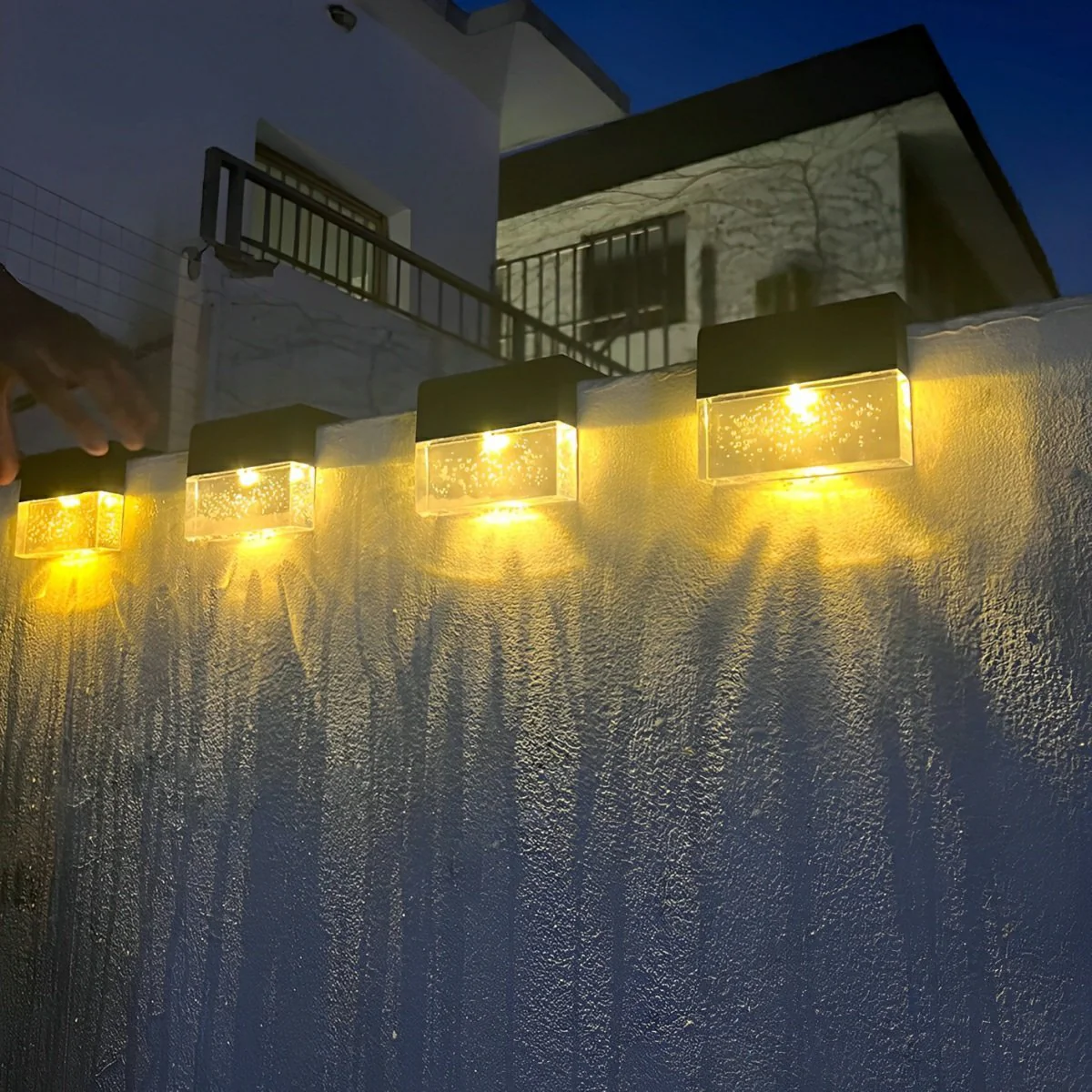 Waterproof Solar Modern Outdoor Fence Wall Lights - Image 7