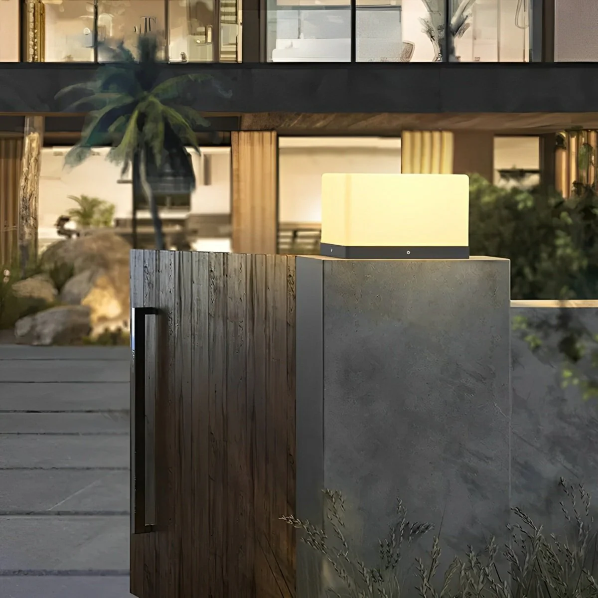 Waterproof Modern Square LED Outdoor Post Lights - Image 4