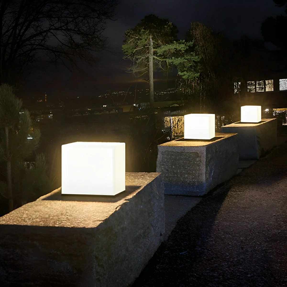 Waterproof Modern Square LED Outdoor Post Lights - Image 8